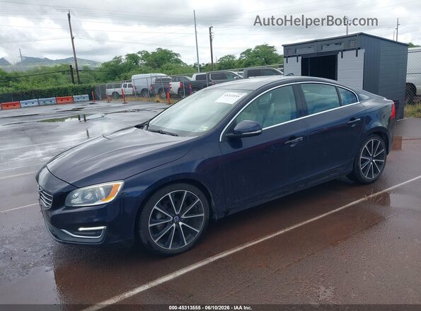YV126MFK8G2392824 2016 VOLVO S60 Blue Передня ліва чверть