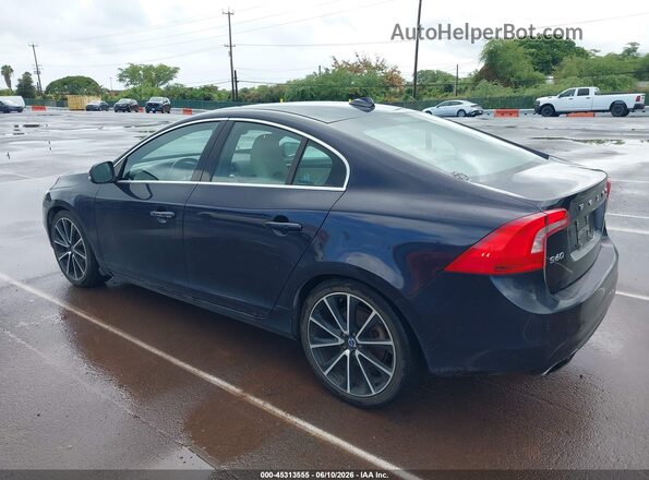 YV126MFK8G2392824 2016 VOLVO S60 Blue Задня ліва чверть