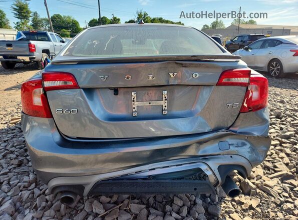 YV126MFP7G2396889 2016 VOLVO S60 Gray უკანა ხედი