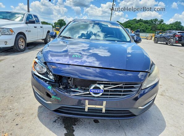 YV140MEK5G1297428 2016 VOLVO V60 Blue Widok z przodu
