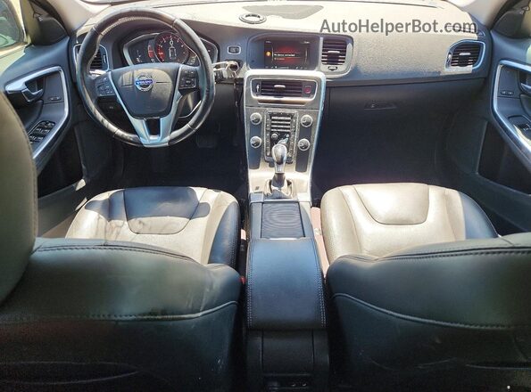 YV140MEM8G1305135 2016 VOLVO V60 Black წინა პანელის ხედი