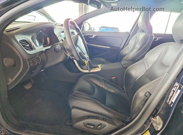 YV140MEM9G1304852 2016 VOLVO V60 Charcoal Widok wnętrza z przodu