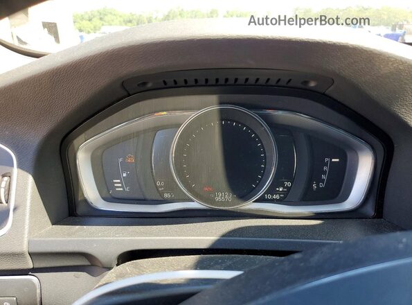 YV140MTL9H2431848 2017 VOLVO S60 White Вид щитка приладів