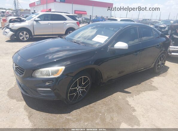 YV149MTSXH2438627 2017 VOLVO S60 Black Առջևի ձախ երեք քառորդ տեսարան