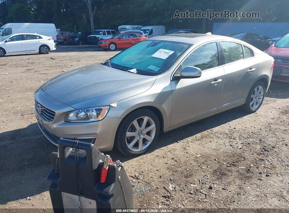 YV1612TK3G2394487 2016 VOLVO S60 Gray წინა მარცხენა ხედი სამი მეოთხედიდან