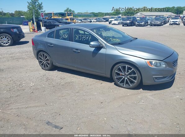 YV1612TK8G2395926 2016 VOLVO S60 Gray ხელსაწყოთა პანელის ხედი