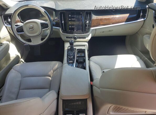 YV1A22MK1H1010302 2017 VOLVO S90 White წინა პანელის ხედი