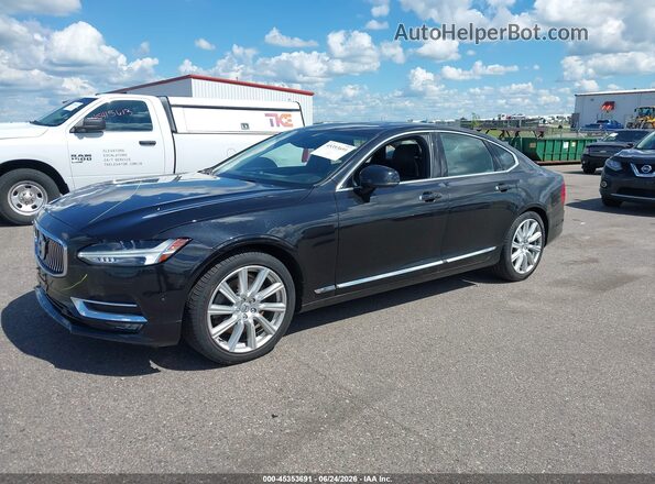YV1A22ML1H1013905 2017 VOLVO S90 Black Передня ліва чверть