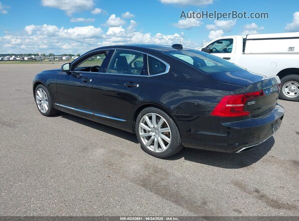 YV1A22ML1H1013905 2017 VOLVO S90 Black Задня ліва чверть