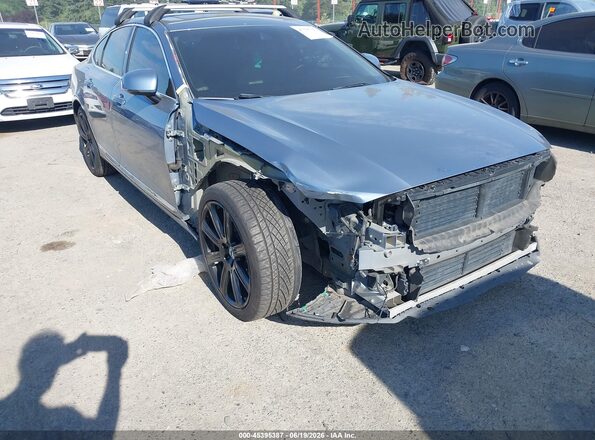 YV1A22ML6H1001510 2017 VOLVO S90 Silver Front view