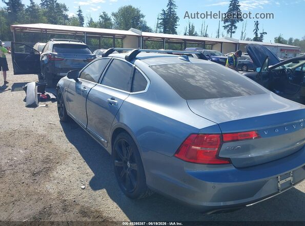 YV1A22ML6H1001510 2017 VOLVO S90 Silver Rear left