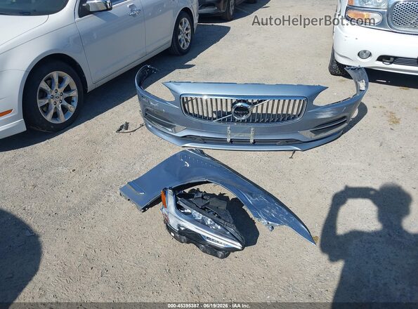 YV1A22ML6H1001510 2017 VOLVO S90 Silver Instrument cluster view