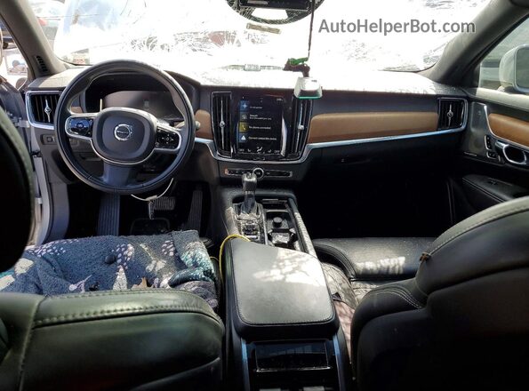 YV1A22ML9H1012789 2017 VOLVO S90 Silver Вид панелі приладів