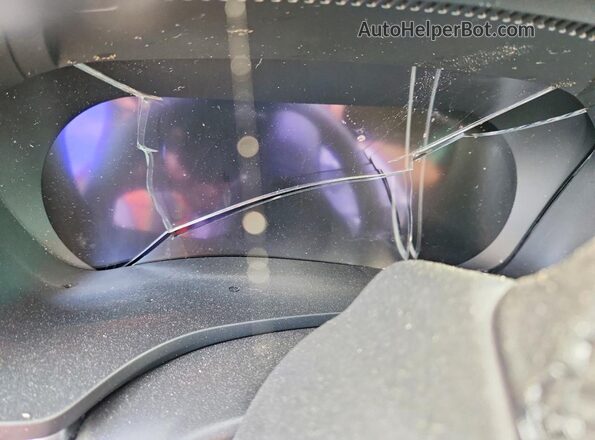 YV1H60EP6P1543696 2023 VOLVO V60 Blue Instrument cluster view