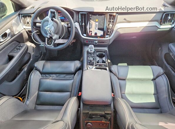 YV1H60EP6S1642057 2025 VOLVO V60 White Dashboard view