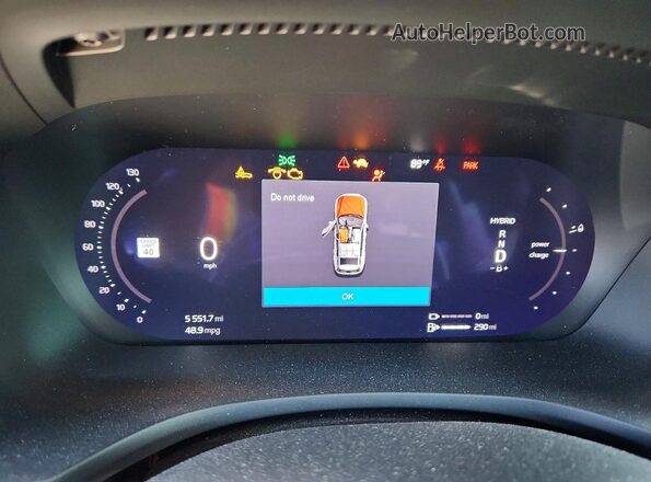 YV1H60EP6S1642057 2025 VOLVO V60 White Instrument cluster view