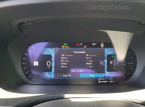 YV1H60EP9R1610360 2024 VOLVO V60 Gray Սարքավորումների վահանակի տեսք