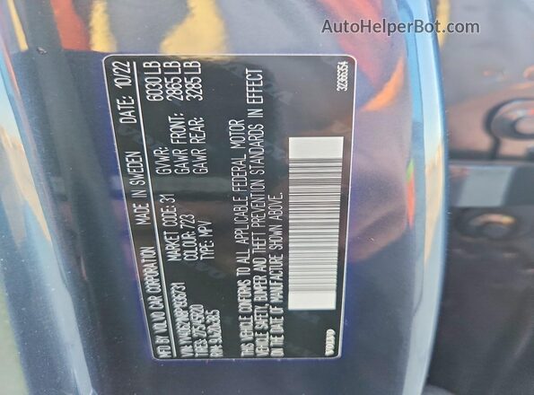 YV40621N8P1936731 2023 VOLVO XC90 Gray სალონის 360-გრადუსიანი ხედი