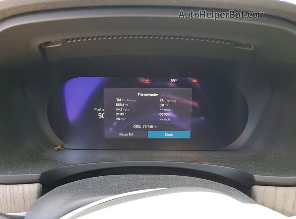 YV4062NL8N1144875 2022 VOLVO V90 Серый Вид щитка приборов