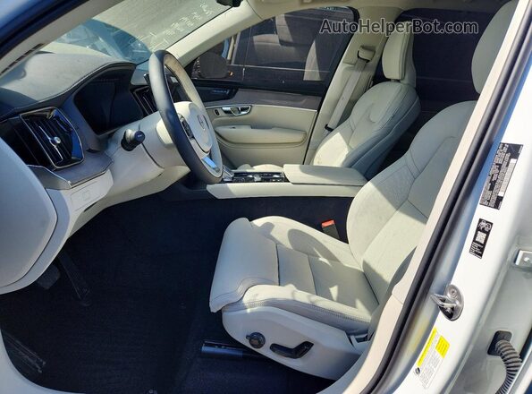 YV4062PM6T1469799 2026 VOLVO XC90 White Widok wnętrza z przodu