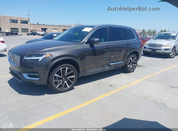 YV4062PN3P1903224 2023 VOLVO XC90 Brown წინა მარცხენა ხედი სამი მეოთხედიდან