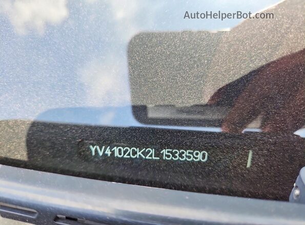 YV4102CK2L1533590 2020 VOLVO XC90 White 