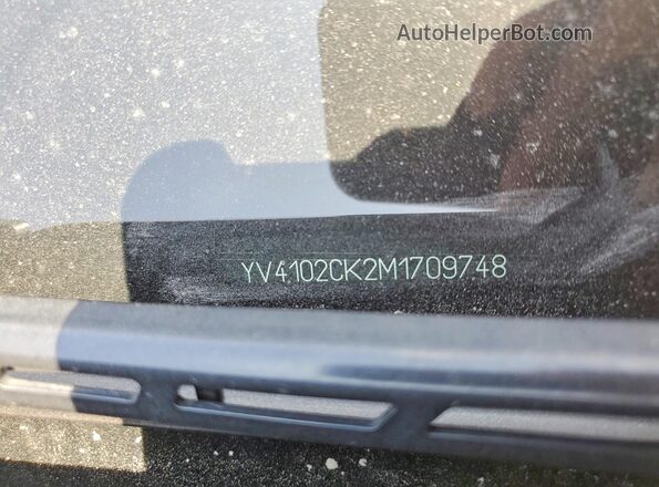 YV4102CK2M1709748 2021 VOLVO XC90 Черный Вид наклейки с VIN-кодом
