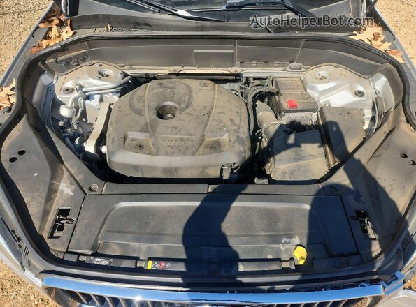 YV4102CK7M1714654 2021 VOLVO XC90 Silver ძრავის განყოფილების ხედი