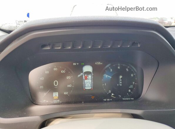 YV4102CK8L1585483 2020 VOLVO XC90 Black Вид щитка приладів