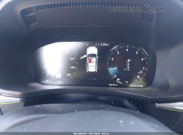 YV4102DLXL1559894 2020 VOLVO XC60 White Vista de los asientos traseros
