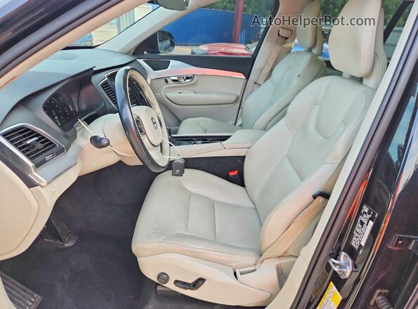 YV4102KK4H1115752 2017 VOLVO XC90 Black Սալոնի դիմացի տեսք