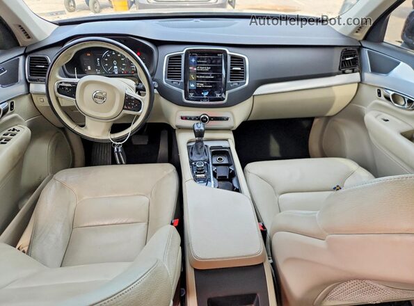YV4102KK4H1115752 2017 VOLVO XC90 Black Առջևի վահանակի տեսք