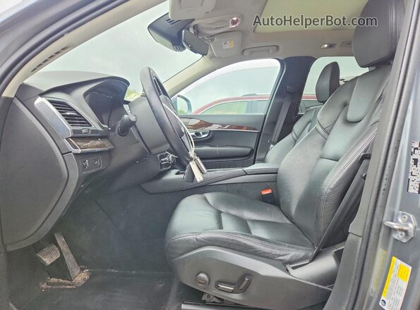YV4102PK2K1478325 2019 VOLVO XC90 Gray Vista interior delantera