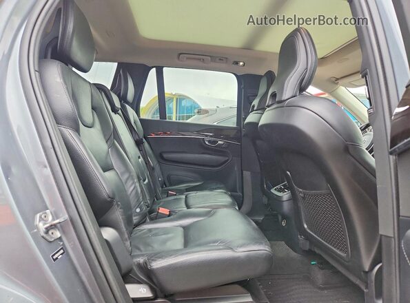YV4102PK2K1478325 2019 VOLVO XC90 Gray Vista interior trasera