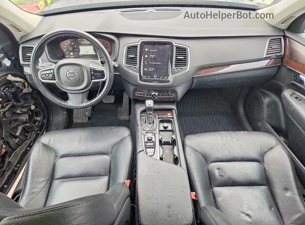 YV4102PK2K1478325 2019 VOLVO XC90 Gray Vista del salpicadero