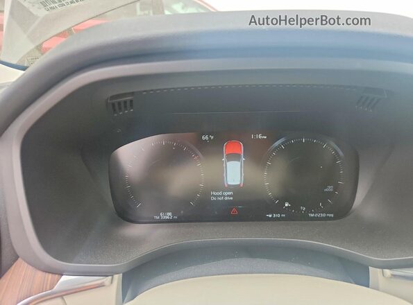 YV4102RK2M1793559 2021 VOLVO XC60 Black Vista del cuadro de instrumentos