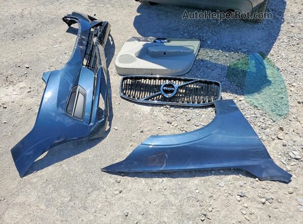 YV4102RK2M1834871 2021 VOLVO XC60 Blue Вид наклейки з VIN-кодом