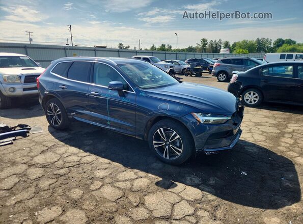 YV4102RKXM1763645 2021 VOLVO XC60 Синий Передняя правая четверть