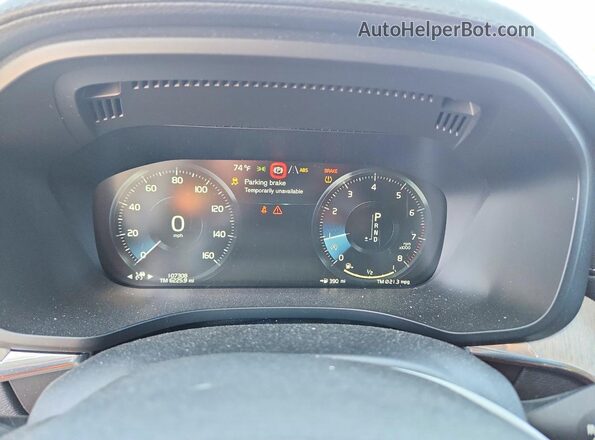 YV4102RL4J1025800 2018 VOLVO XC60 Gray Vista del cuadro de instrumentos