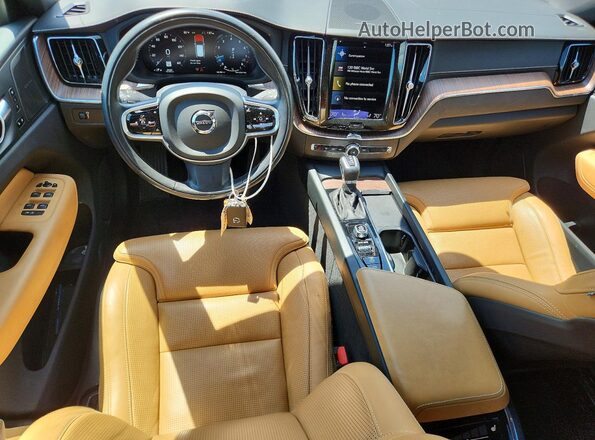 YV4102RLXM1881851 2021 VOLVO XC60 Blue Առջևի վահանակի տեսք
