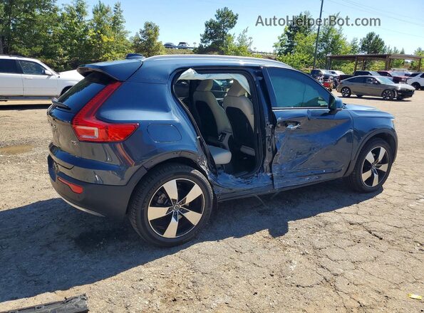 YV4162UK8M2478006 2021 VOLVO XC40 Синий Задняя правая четверть