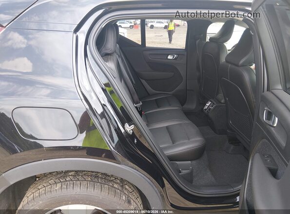 YV4162UKXM2435111 2021 VOLVO XC40 Black Widok naklejki z numerem VIN