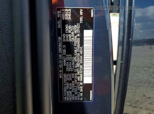 YV4162UL1L2263283 2020 VOLVO XC40 Teal Engine compartment view