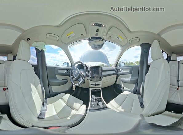 YV4162UL9K2073990 2019 VOLVO XC40 Синий Вид наклейки с VIN-кодом