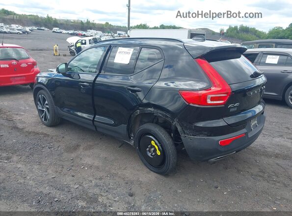 YV4162UM0K2085860 2019 VOLVO XC40 Black Trasero izquierdo