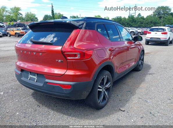 YV4162UM2M2405960 2021 VOLVO XC40 Red უკანა მარჯვენა