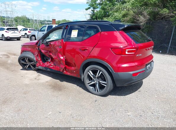YV4162UM2M2405960 2021 VOLVO XC40 Red უკანა მარცხენა
