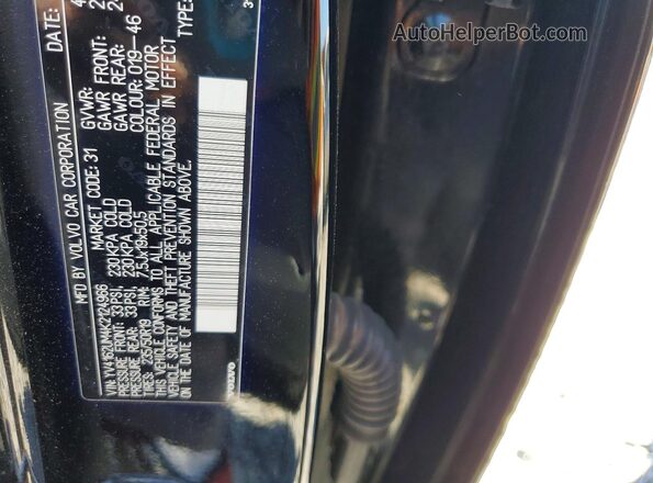 YV4162UM4K2124966 2019 VOLVO XC40 Black Widok wnętrza 360 stopni