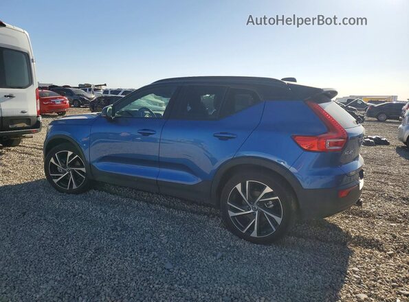 YV4162UM9M2492854 2021 VOLVO XC40 Blue Rear left