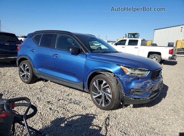 YV4162UM9M2492854 2021 VOLVO XC40 Blue Front right